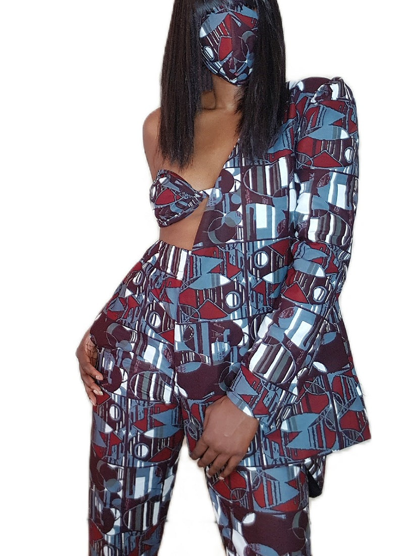 Zeena Printed Trousers